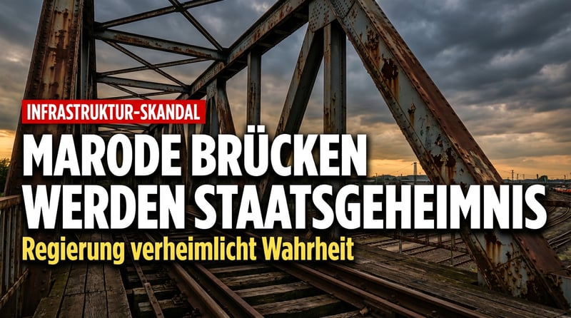 Marode Infrastruktur wird zum Staatsgeheimnis: Regierung verweigert Bürgern die Wahrheit über deutsche Bahnanlagen