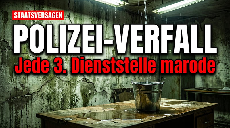 Marode Mauern, tropfende Decken: Wie Deutschland seine Bundespolizei verkommen lässt
