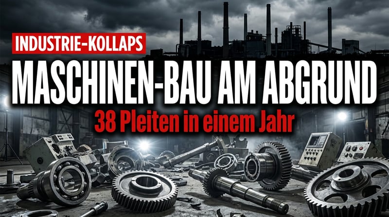 Maschinenbau am Abgrund: Wie die deutsche Vorzeigeindustrie systematisch zerlegt wird