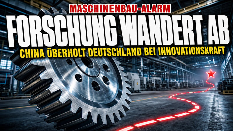 Maschinenbau packt die Koffer: Forschung wandert nach China ab