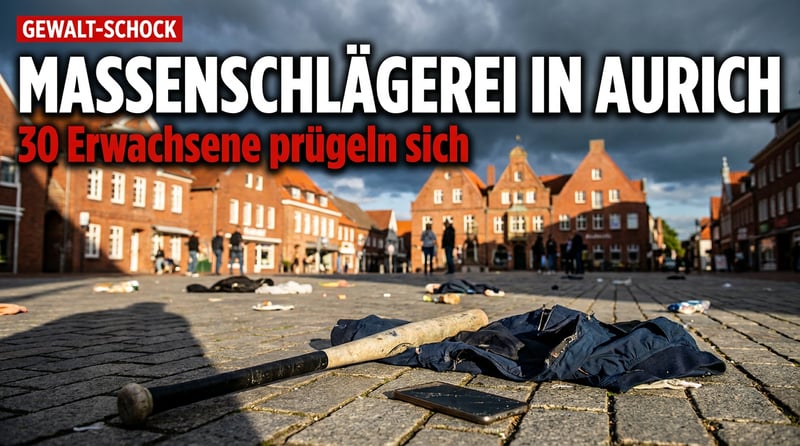 Massenschlägerei in Aurich: 30 Menschen prügeln aufeinander ein – und die Politik schaut weg