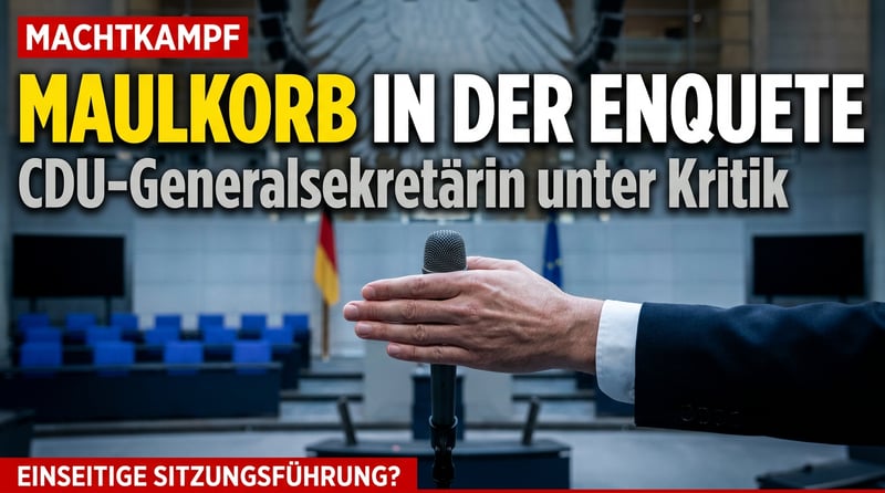 Maulkorb statt Aufklärung: Wie die Corona-Enquete zur Kulisse für Merz' neue Cheflautsprecherin wurde