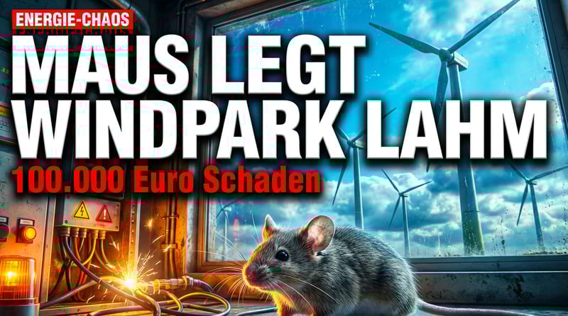 Maus gegen Megawatt: Winziger Nager bringt gesamten Windpark zum Erliegen