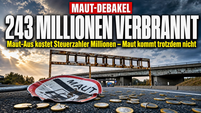 Maut-Debatte flammt auf: 243 Millionen verbrannt – und jetzt?