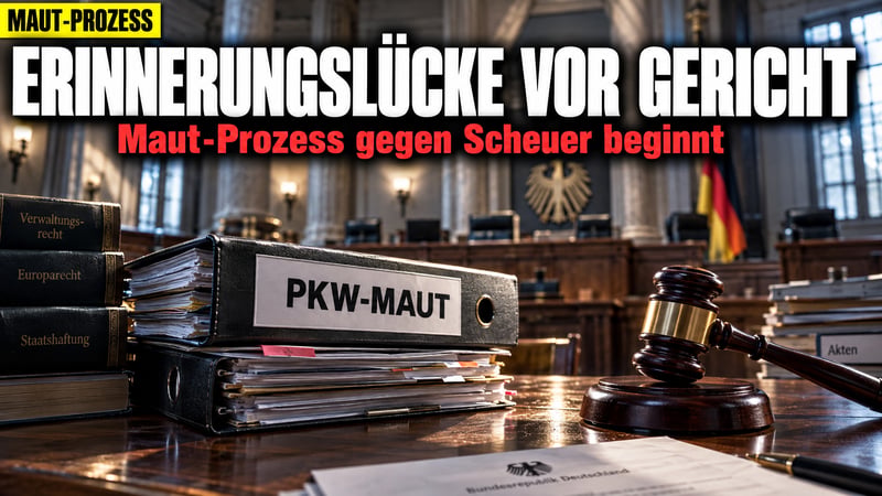 Maut-Desaster vor Gericht: Scheuer kann sich nicht erinnern