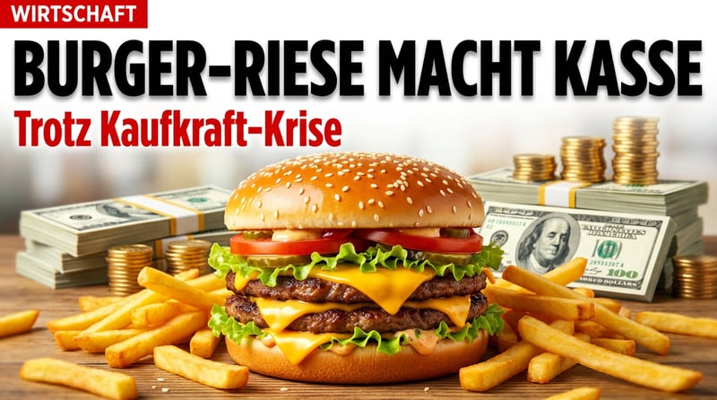 McDonald's trotzt der Kaufkraft-Krise: Wie der Burger-Riese inmitten globaler Turbulenzen Kasse macht