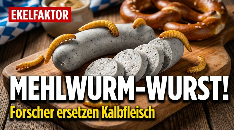 Mehlwurm statt Metzgerhandwerk: Wenn der Klimawahn jetzt sogar die bayerische Weißwurst frisst