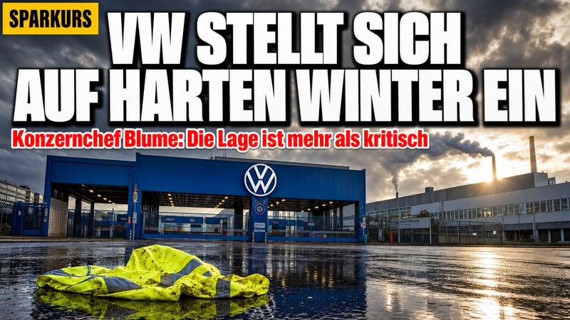 „Mehr als kritisch“: VW-Chef stimmt Belegschaft auf harten Winter ein