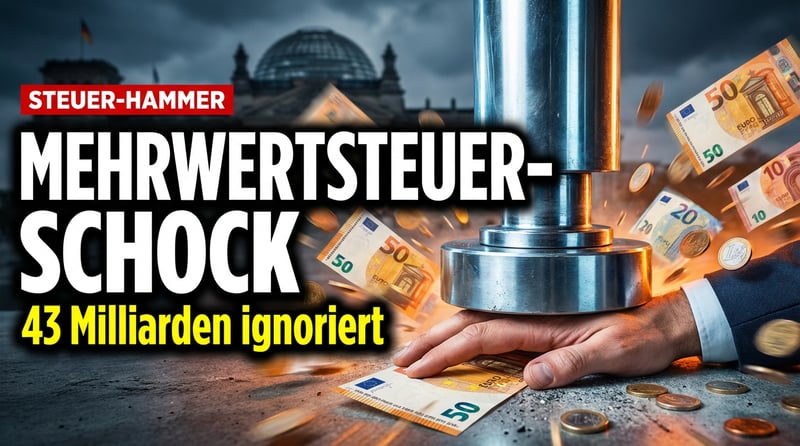Mehrwertsteuer-Erhöhung: Wie die Regierung den Bürger schröpfen will – obwohl es anders ginge