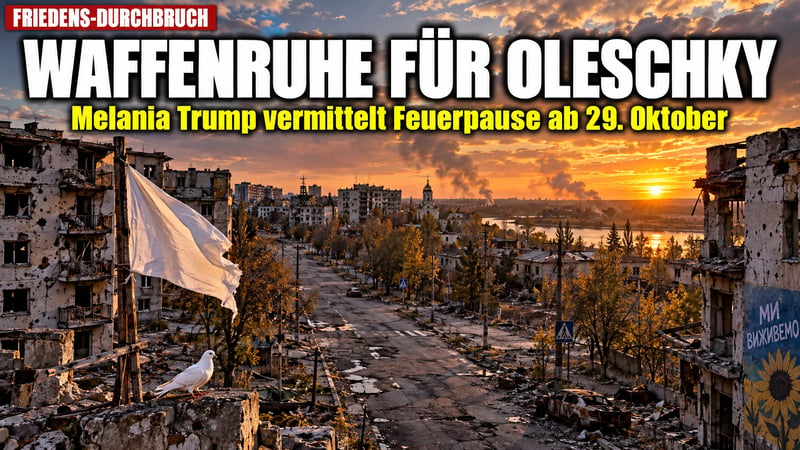 Melanias Friedensmission: Feuerpause für die vergessene Stadt Oleschky!