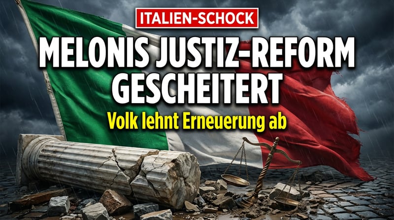 Melonis Justizreform krachend gescheitert: Italiens Volk stimmt gegen dringend nötige Erneuerung