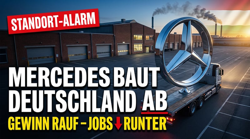Mercedes bilanziert Gewinne – und produziert Deutschland Stück für Stück ab