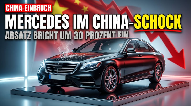 Mercedes im China-Schock: Absatz bricht um 30 Prozent ein – und der Stuttgarter Riese verkauft seine Substanz