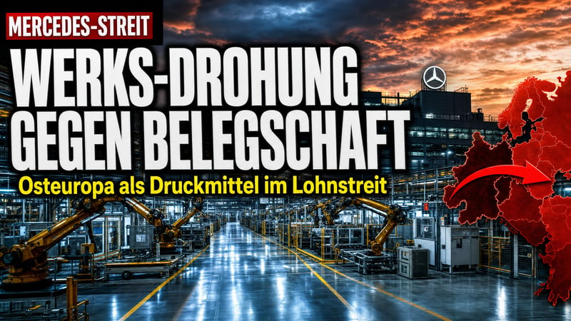 Mercedes-Schock: Werks-Aus als Druckmittel gegen die Betriebsräte?