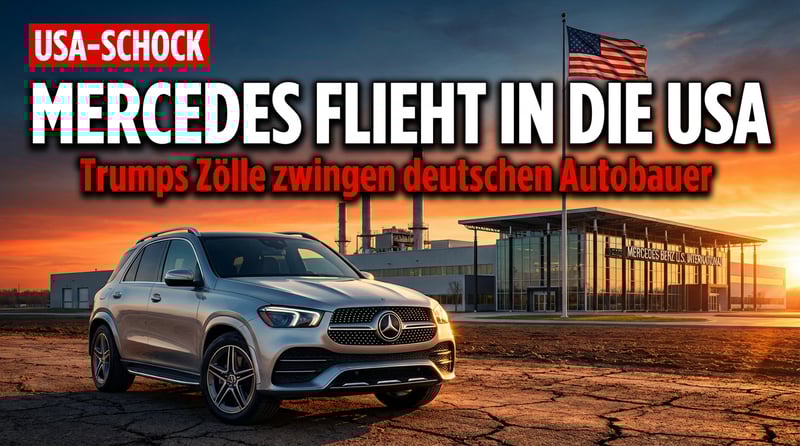 Mercedes verlagert Produktion in die USA: Zollpolitik zwingt deutschen Autobauer zum Handeln