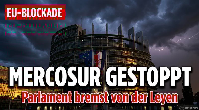 Mercosur-Abkommen auf Eis: EU-Parlament bremst von der Leyens Prestigeprojekt aus