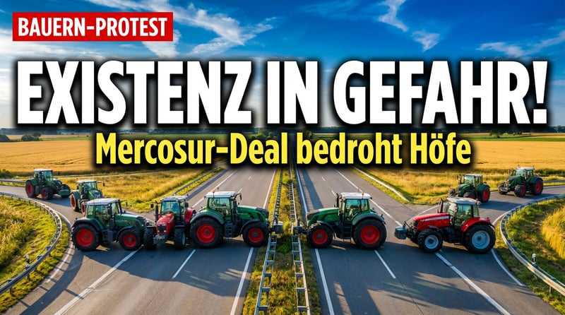 Mercosur-Abkommen: Ostdeutsche Bauern kämpfen gegen den Ausverkauf ihrer Existenz