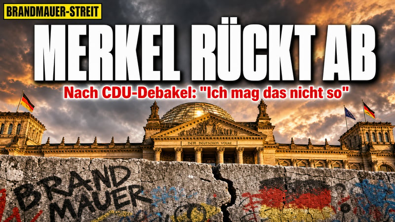 Merkel auf Distanz: „Ich mag das nicht so“ – Brandmauer plötzlich fremd