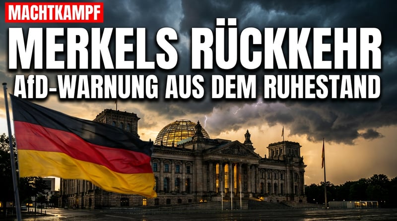 Merkels später Feldzug: Die Architektin der AfD will nun verhindern, was sie selbst erschuf