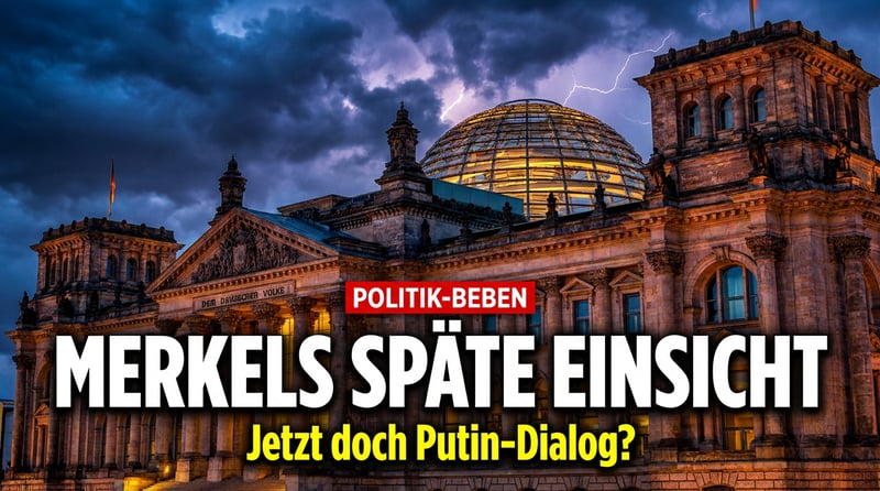 Merkels später Sinneswandel: Die Architektin der deutschen Misere will plötzlich mit Putin reden