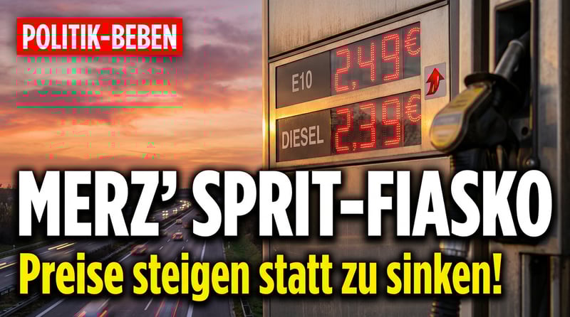 Merz' 12-Uhr-Regel als teurer Rohrkrepierer: Wie eine Bundesregierung an der Tankstelle blamiert wird