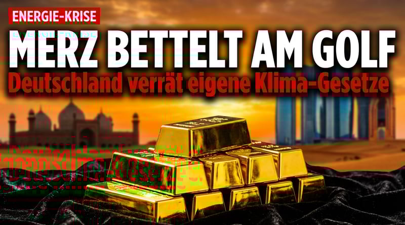 Merz auf Betteltour am Golf: Wie Berlin seine eigenen Werte für Flüssiggas über Bord wirft