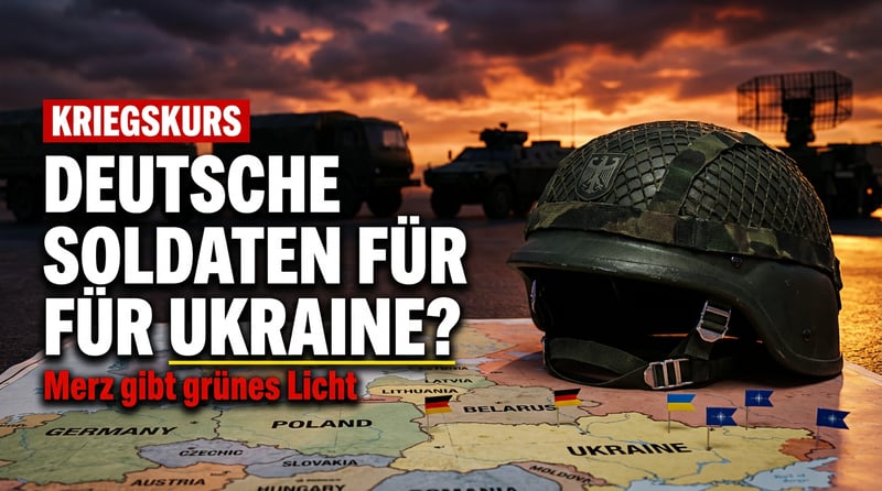 Merz auf Kriegskurs: Kanzler stellt deutsche Soldaten für Ukraine-Einsatz in Aussicht