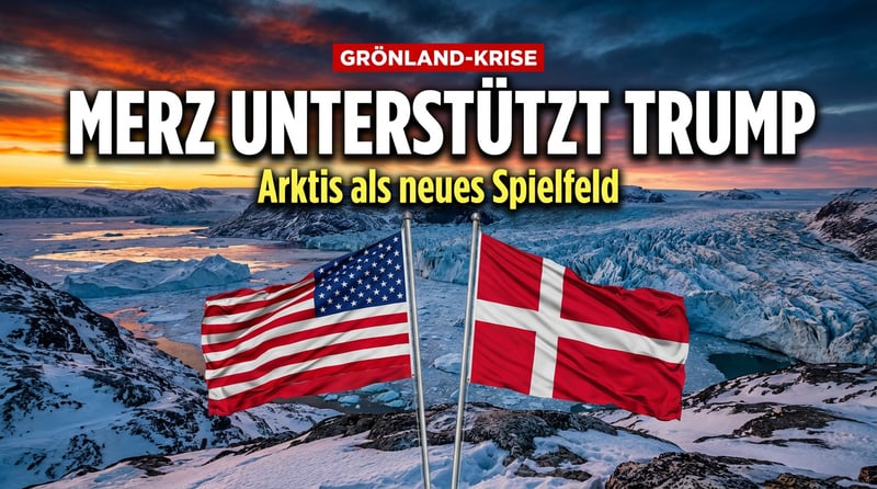 Merz auf Schmusekurs mit Trump: Kanzler unterstützt amerikanische Grönland-Ambitionen