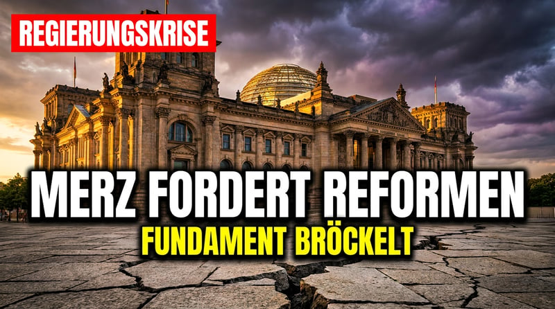 Merz fordert Reformbereitschaft – während das deutsche Fundament längst bröckelt
