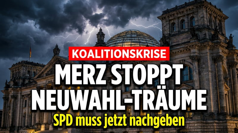 Merz im Krisenmodus: Kanzler verbietet seiner SPD die Träume von Neuwahlen