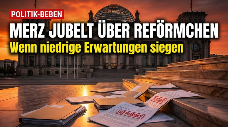 Merz jubelt über Sozialstaats-Reförmchen: Wenn niedrige Erwartungen zum Maßstab werden