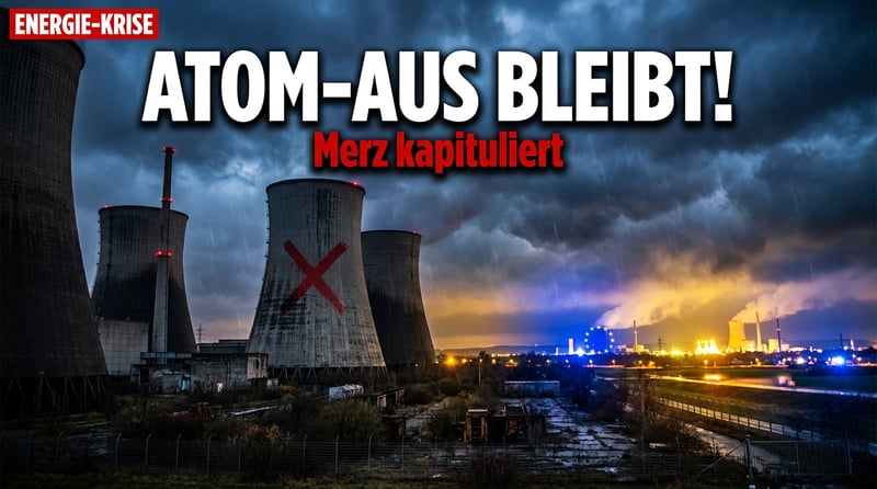 Merz kapituliert vor dem Atomausstieg – und Deutschland zahlt die Zeche