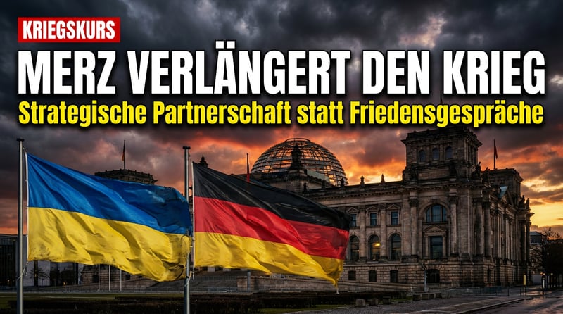 Merz marschiert stramm weiter: Warum der Kanzler mit seiner Ukraine-Partnerschaft den Frieden sabotiert