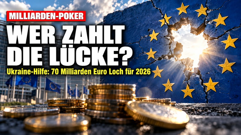 Merz' Milliarden-Versprechen: Wer zahlt die 70-Milliarden-Lücke Kiews?