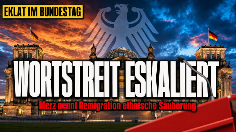 Merz nennt Remigration „ethnische Säuberung“: Eklat im Bundestag