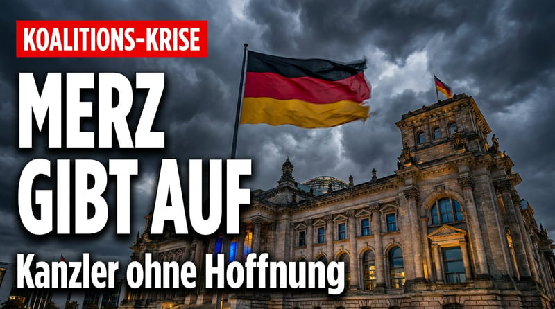 Merz' Offenbarungseid: Wenn der Kanzler selbst nicht mehr an seine Regierung glaubt