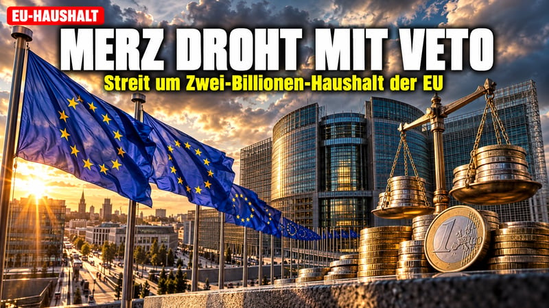 Merz pokert in Brüssel: Lieber kein EU-Haushalt als zwei Billionen!