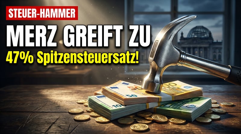 Merz' „Reform“ entpuppt sich als Steuerkeule: Wie die GroKo den Leistungsträgern in die Tasche greift