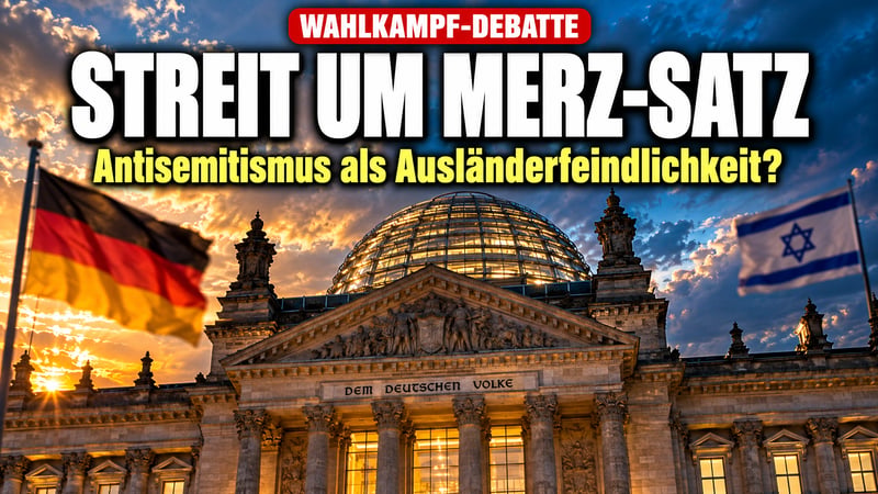 Merz-Satz zum Judenhass: Sind deutsche Juden jetzt Ausländer?