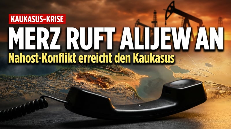 Merz telefoniert mit Alijew: Nahost-Krieg wirft Schatten auf den Südkaukasus