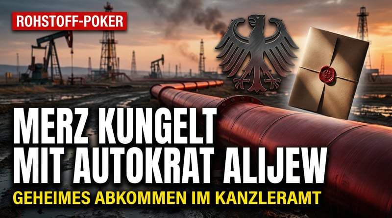 Merz und der Alijew-Deal: Wenn Berlin beim Rohstoff-Poker mit dem Autokraten anbandelt