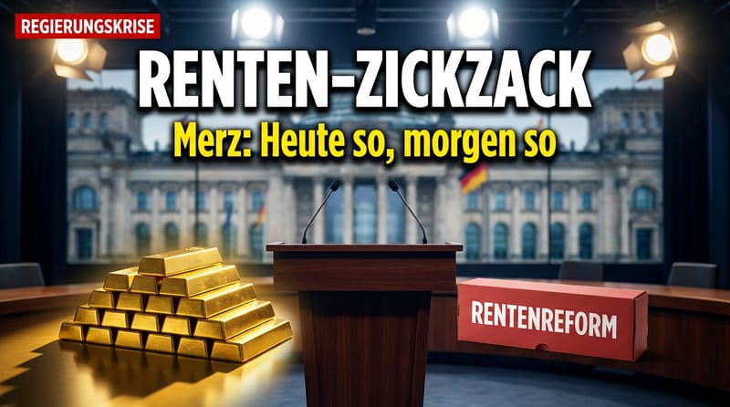 Merz und die Rente: Kanzler im verbalen Zickzack zwischen Banker-Empfang und Arbeitnehmerflügel