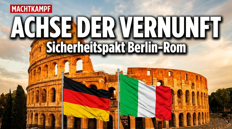 Merz und Meloni schmieden Achse der Vernunft: Sicherheitspakt zwischen Berlin und Rom