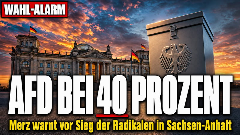Merz warnt vor AfD-Sieg: „Erhebliche Probleme“ für Sachsen-Anhalt