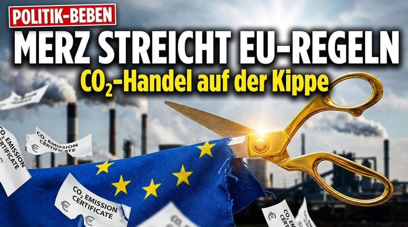 Merz will Europa deregulieren – und stellt sogar das CO₂-Handelssystem zur Disposition