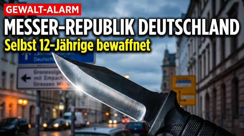 Messer-Republik Deutschland: Wenn selbst Zwölfjährige zur Klinge greifen