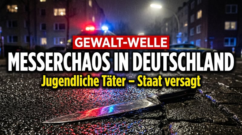 Messerchaos in Deutschland: Wenn Jugendliche zu Tätern werden und der Staat versagt