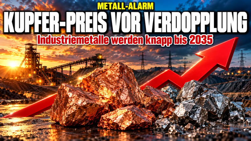 Metall-Alarm: Kupfer und Nickel droht bis 2035 die Preisverdopplung!