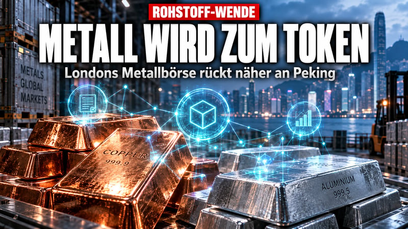 Metall als Token: Londons Metallbörse rückt näher an Peking!