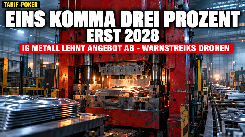 Metall-Poker eskaliert: 1,3 Prozent – und das erst im Sommer 2028!